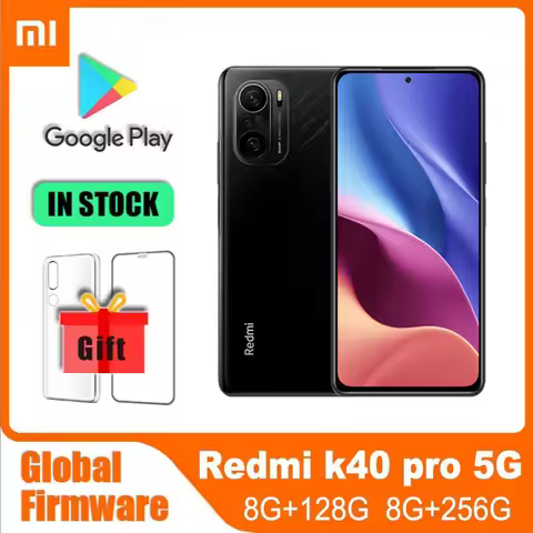 Global rom Xiaomi Redmi K40 Pro Smartphone Global ROM Version Snapdragon 888 6.67inch 120Hz E4 AMOLE