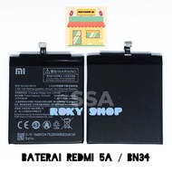 BATTERY BATTERY BATTERY XIAOMI REDMI 5A BN34 BN-34 ORIGINAL BATTERY STONE