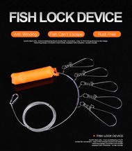 Kingdom Hot High Quality Fishing Ropes 5m Fishing Lock Buckle Stainless Steel Live Belt Float Fish S