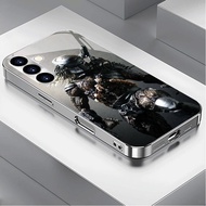 Alien vs Predator PHONE (3) Luxury Plated Frame Glass Phone Case For Samsung Galaxy S22 S23 S24 S25 