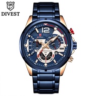 DIVEST Luxury Brand Men Fashion Watch Casual Chrono 12/24 Hour Date Di