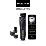 Braun Pro Beard Trimmer 7 BT7440 With ProBlade, Precision Wheel, 8 barbering tools, 100min runtime, 