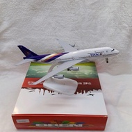Thai Airways Boeing 747 Diecast Aircraft Model Collection 8 Inches with Landing Gear for Collection