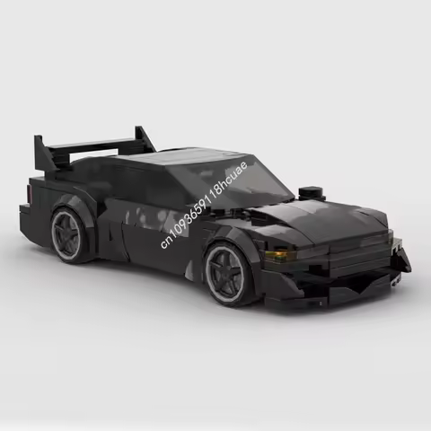 The Fast And The Furious Hondas Civics EJ1 Vehicle City Champions SuperCar Moc Building Blocks Creat