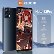 โทรศัพท์ xiaoml Note 12Pro (Ram16G + Rom512G)เครื่องใหม่ 6.7นิ้วHD มือถือเต็มจอ  Android11 มือถือราคาถูก 6800mAh โทรศัพท์สําหรับเล่นเกม  4G/5G โทคศัพท์มือถือ การจดจําใบหน้า ประสบการณ์การเล่นเกมที่ราบรื่น เมนูภาษาไทย  รองรับแอปธนาคาร