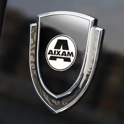 car stickers 3D metal accsesories auto accessory for aixam city s 4 6 7crossline 4 6 minauto roadlin