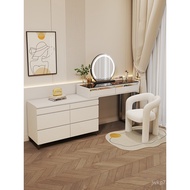 New Style Cabinet Dressing Table Simple 2024 One Cream Cabinet Style Solid Wood Dressing Table Moder