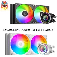 ID-COOLING FX240 INF ARGB AIO CPU Liquid Water Cooling Cooler 240mm Intel AMD
