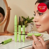 Aloe Vera 2-in-1 Eyeliner & Mascara Pen, Waterproof and Smudge-Proof, for Luscious Lashes and Smooth