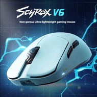 Scyrox V6 dual-mode wireless gaming mouse 8k return rate Pixart3950 sensor Omron light micro motion
