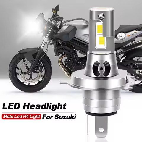1PC H4 Canbus Bulbs For Suzuki SV650 Motorcycle H4 H1S 9003 LED Headlight Hi/Lo Bulbs 30000LM 6500K 