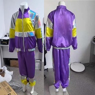 80s 90s Suit Party Accessories Disco Jacket Trousers Outfit Tracksuit for Carnival
