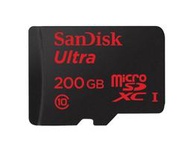 全新SanDisk Ultra 200GB 200G microSDXC UHS-I 90MB/s記憶卡GoPro128