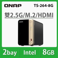 QNAP TS-264-8G 2Bay NAS 網路儲存伺服器 TS-264-8G