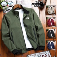 Men's The North Face jacket Korean stand collar Casual jaket lelaki rider motor waterproof Combat bomber jacket men