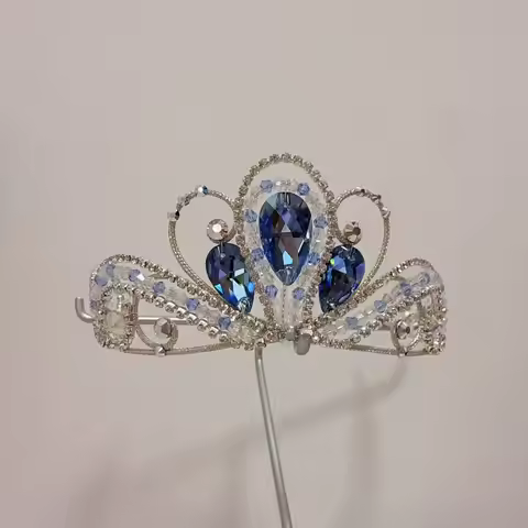 Ballet tiara Blue Crown Bluebird Variations Crown Frozen Crown hand-customized Bluebird Crown