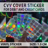 CVV COVER STICKER FOR DEBIT AND CREDIT CARDS 20 pcs