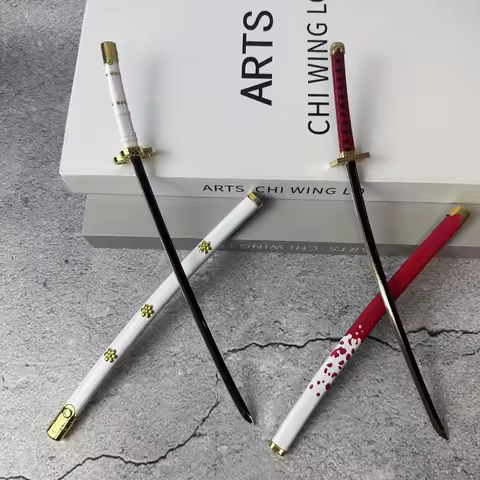 10inch Steel Roronoa Zoro Katana Metal Anime Zoro Sword Real Size Japanese Katana Iron Ninja Knife O