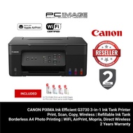CANON PIXMA Ink Efficient G3730 Multifunction Refillable Ink Tank Printer ( Print Scan Copy Wireless