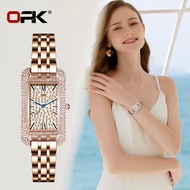 OLEVS Watch For Women Original Waterproof 2022 Luxury Diamond Rose Gold Stainless Steel Strap Fashion Ladies Watch