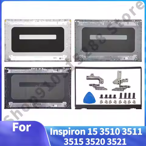 LCD Back Cover For Inspiron 15 3510 3511 3515 3520 3521 3525 Silver 0DDM9D Black 00WPN8 Gray 0T4MT1