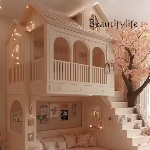 Princess Modern Camas Infantiles Furniture Home Guard Rails Kids Beds Double Decker Safety Custom De