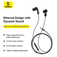 Baseus Encok HZ20 In-ear Wired Earphone Hi-Res 3.5mm Jack With Mic Wired Headphones
