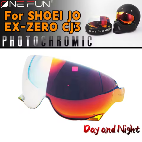 CJ3 Helmet Visor Shield Replacement For SHOEI CJ3 JO EX-Zero Full Face Photochromic Motorcycle Helme