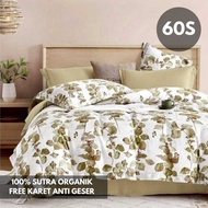 Bedcover Set Organic Silk Bed Sheet Lyocell Printing 60S Queen Size 160x200 King 180x200 Queen 160x2
