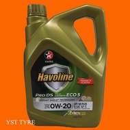 CALTEX 0W20 Havoline PRO DS Fully Synthetic Engine Oil