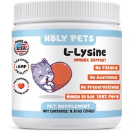 100% Pure L-Lysine Powder for Cats – No Fillers, Additives or Preservatives – 1,000mg per Scoop – Im