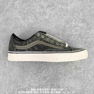 Vans Style 36黑色棕櫚葉印花 滑板鞋 休閒鞋 帆布鞋 男女鞋 