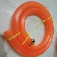 0.5M 1M 1. 1.5M2M 5M & 10M Rubber Water Pipe + Hose Clamp for Toilet, Water Room, Surau, Mosque, Dor