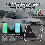 <CarAikit> C2 2-in-1 Wireless Carbitlink Adapter Wireless Carplay Wireless Android Auto for Perodua 