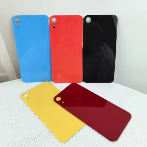 Replacement Back Glass Cover For Apple iPhone XR Rear Housing Battery Door Panel Repair Parts Phone 