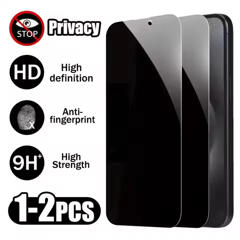 1-2PCS Black Privacy Screen Protector For Samsung S24 Ultra S23 S21 FE S23 S22 Plus A35 A14 A33 A55 