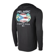 PELAGIC Men Hood Fishing Shirt long sleeve Fishing clothing fishing t shirt uv protection fishing sh