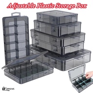 [SG] 9/24/28 Compartment Organiser Adjustable Tool Box Accessories Organiser Compartment Box Plastic