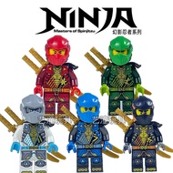 Rox Phantom Ninja 19 Seasons Minifigure Ronin Gerald Rare Doll Boy Assembled Building Block Toy FS0I