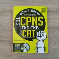 Buku Tes Masuk: Kebut 1 Malam Menjelang Tes CPNS Sistem CAT (Dengan Soal-soal yang sering keluar di 