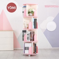 YOMI- Putar Rak Buku Anak S63/ Rak Buku Serbaguna Tempat Penyimpanan Bookshelves