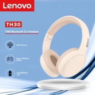 Lenovo - Thinkplus TH30 [白色] 頭戴式藍牙耳機[藍牙5.3升級新版]