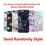 Fasion design print Soft Case for iPhone 6 6s 7 8 6plus 6splus 7plus 8plus X XS 5 5S SE