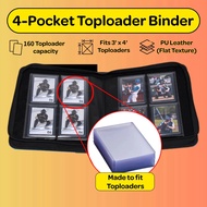 【Ready Stock】 TCG Toploader Zipper Binder |360 Pocket| Album |Binder For Top Loaders