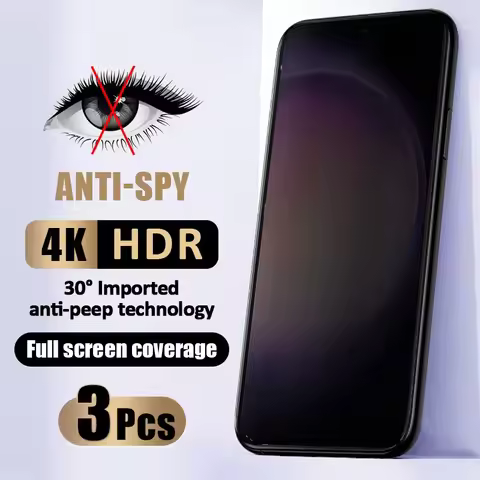 3Pcs Anti-spy Tempered Glass For Samsung A34 A54 A23 A41 A42 M04 M12 M13 M14 M32 M22 M21 M02 M31 M51