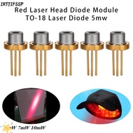 IRTJIFSSP Red Laser Head Diode Module, Lab 650nm 3V 5V DIY High Power Burning Infrared,  Tripod 5mW 