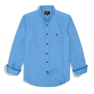Long-Sleeved Shirt Sage Green | Kemeja Polos Sage Green Pria | Kemeja Lengan panjang Sage Premium