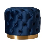 39bD โซฟาสตูลกลมสำหรับห้องแต่งตัว สตูลหรูหราเบาๆ สตูลห้องนั่งเล่น สตูลห้องนอน สตูลโต๊ะกาแฟ สตูลข้าง 