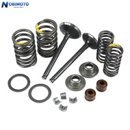 Motorcycle Engine Intake Exhaust Valve Comp Springs Cotter Seal Assy For Lifan 125cc 140cc 150cc Hor