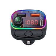 C15 Car Mobile Phone Charger fm Frequency Digital Display mp3 Music Play usb Car Car Charger C1412.4